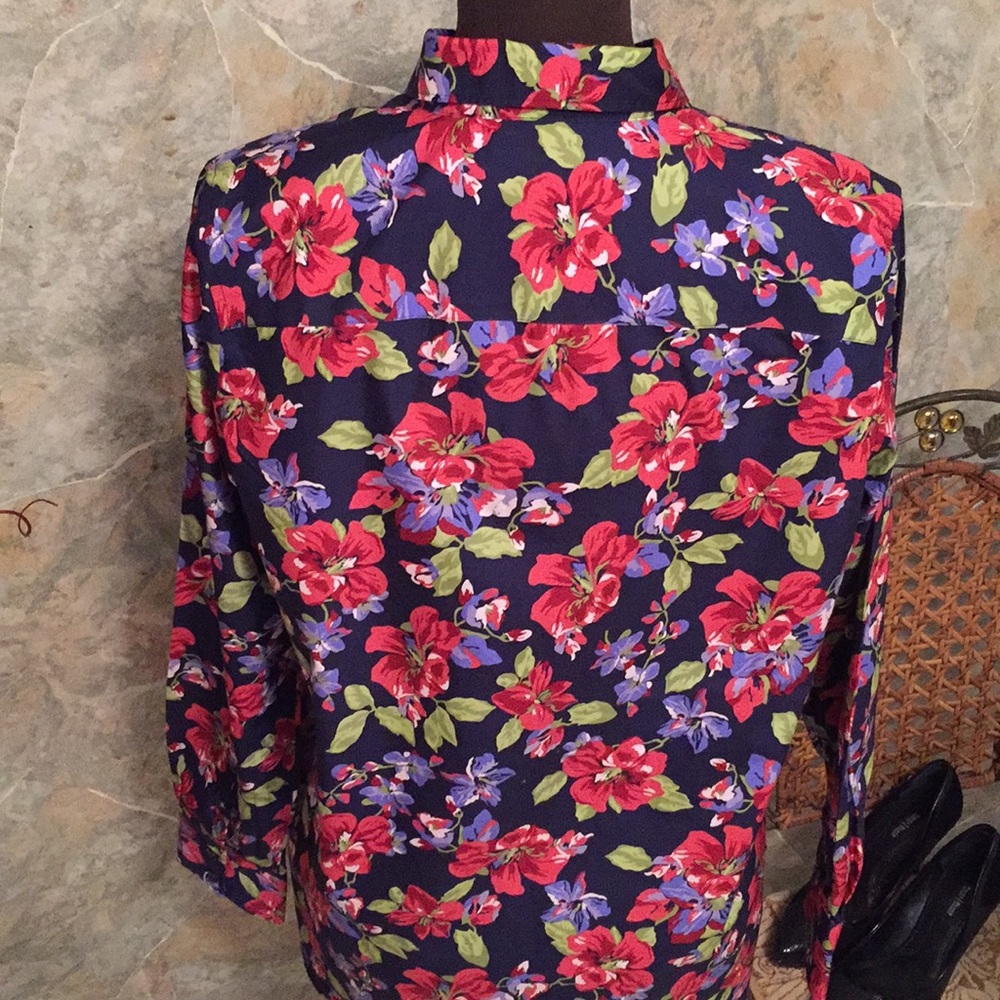 Lands end shirt top blouse tunic - Picture 7 of 8